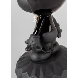 Mickey Total Black Sculpture Lladro Special Order