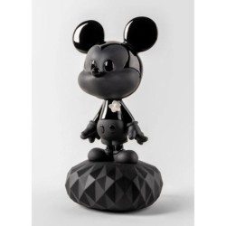Mickey Total Black Sculpture Lladro Special Order