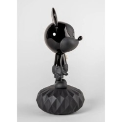Mickey Total Black Sculpture Lladro Special Order