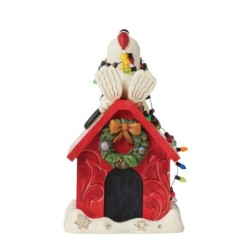 Snoozing 'til Christmas Snoopy Christmas Countdown Figurine Peanuts by Jim Shore