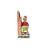 Grinch Pushing Christmas Tree up Fireplace Figurine The Grinch by Jim Shore