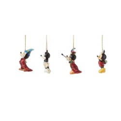 Mickey Mouse Hanging Ornaments Set of 4 Disney Traditions by Jim Shore