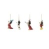 Mickey Mouse Hanging Ornaments Set of 4 Disney Traditions by Jim Shore