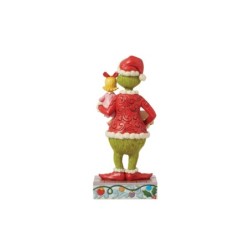 Grinch and Cindy-Lou with Naughty Nice Sign Figurine The Grinch by Jim Shore