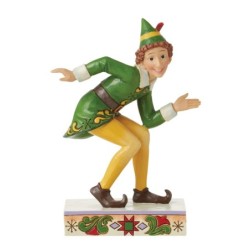 Smiling is My Favourite Buddy in Crouching Pose Figurine Elf by Jim Shore