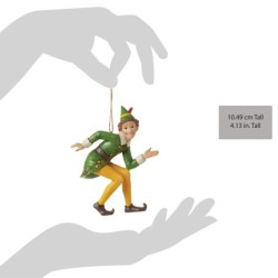 Crouching Buddy the Elf Hanging Ornament Elf by Jim Shore