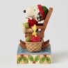 Handmade Happiness Snoopy Knitting in Rocking Chair Peanuts