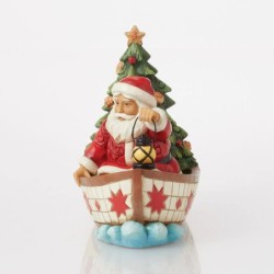Seas of Giving Santa in a Boat Heartwood Creek by Jim Shore