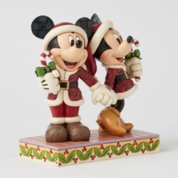 Candy Cane Christmas Mickey Minnie with Candy Canes