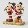 Candy Cane Christmas Mickey Minnie with Candy Canes