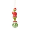 Grinch Holding Bell 2025 Hanging Ornament The Grinch by Jim Shore