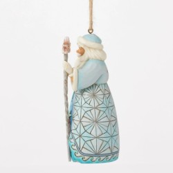 Santa with Star Fish Cane Hanging Ornament Heartwood Creek by Jim Shore