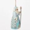Santa with Star Fish Cane Hanging Ornament Heartwood Creek by Jim Shore
