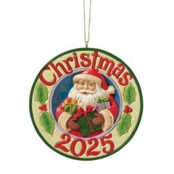 2025 Santa with Gifts Hanging Ornament