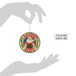 2025 Santa with Gifts Hanging Ornament
