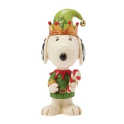 Snoopy Christmas Elf Mini Figurine Peanuts by Jim Shore