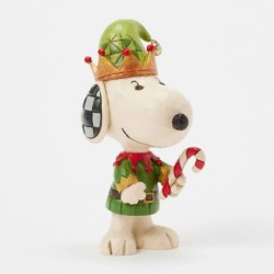 Snoopy Christmas Elf Mini Figurine Peanuts by Jim Shore