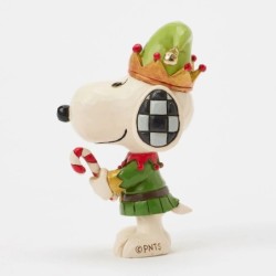 Snoopy Christmas Elf Mini Figurine Peanuts by Jim Shore