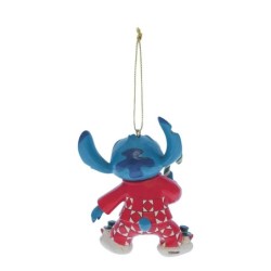 Stitch in Christmas PJs Hanging Ornament