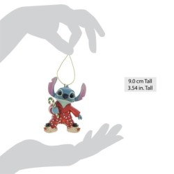 Stitch in Christmas PJs Hanging Ornament