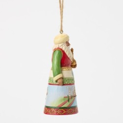 Indian Santa Around the World Hanging Ornament