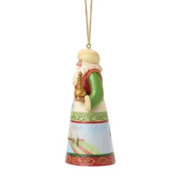 Indian Santa Around the World Hanging Ornament