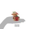 Higland Cow in Basket Mini Figurine
