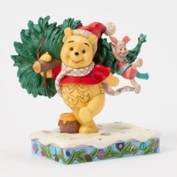 A Tree for Two Winnie the Pooh & Piglet with Christmas Tree