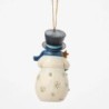 Snowman with Tree Hanging Ornament Heartwood Creek by Jim Shore