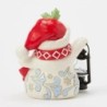 Twinkle Bright Snowman with Oversized Lantern Pint Figurine