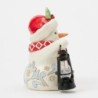 Twinkle Bright Snowman with Oversized Lantern Pint Figurine