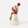 Up to Snow Good Snowman with Dog Scarf Pint Figurine