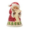 Santa with List Mini Figurine