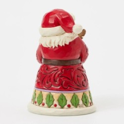 Santa with List Mini Figurine