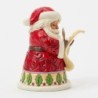 Santa with List Mini Figurine