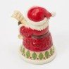 Santa with List Mini Figurine
