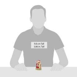 Santa with List Mini Figurine