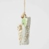 White Woodland Owl in Tree Hanging Ornament Heartwood Creek by Jim Shore