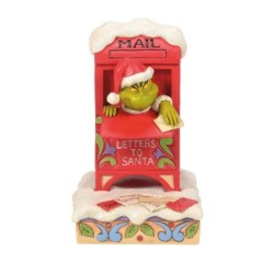 Grinch in Mailbox Figurine The Grinch by Jim Shore