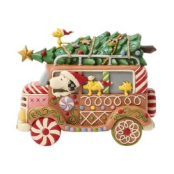 Gingerbread Joyride Gingerbread Christmas Van Peanuts by Jim Shore