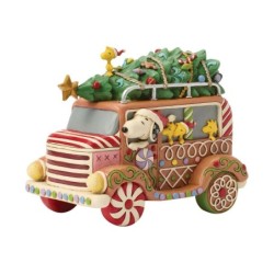 Gingerbread Joyride Gingerbread Christmas Van Peanuts by Jim Shore
