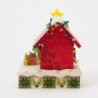 Prize-Worthy Christmas Snoopy Doghouse Peanuts by Jim Shore
