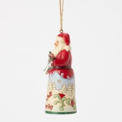 Santa I Heard the Bells Hanging Ornament
