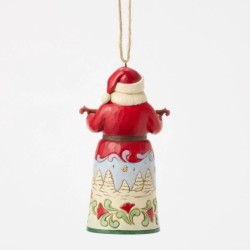 Santa I Heard the Bells Hanging Ornament