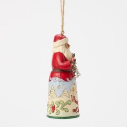 Santa I Heard the Bells Hanging Ornament