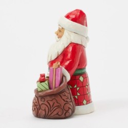 Filled with Christmas Cheer Santa with Toy Bag Pint Figurine