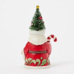 The Merry On Top Santa with Sisal Tree Pint Figurine