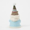 Wreathed in Holiday Joy Gnome with Wreath Fur Trimmed Hat