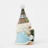 Wreathed in Holiday Joy Gnome with Wreath Fur Trimmed Hat