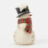 Snowman with Snowflake Staff Mini Figurine